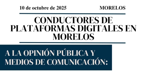 Llaman conductores de plataformas digitales al gobierno estatal a construir soluciones conjuntas