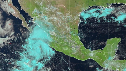 Tormenta tropical Lorena se forma frente a costas de Colima
