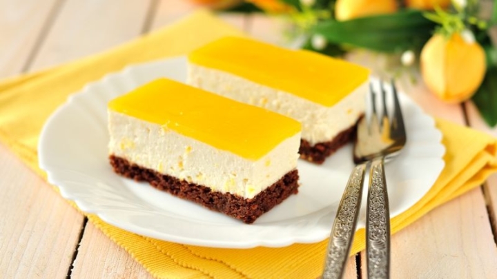 Prueba la deliciosa combinación del mango y el chocolate en este delicioso cheesecake