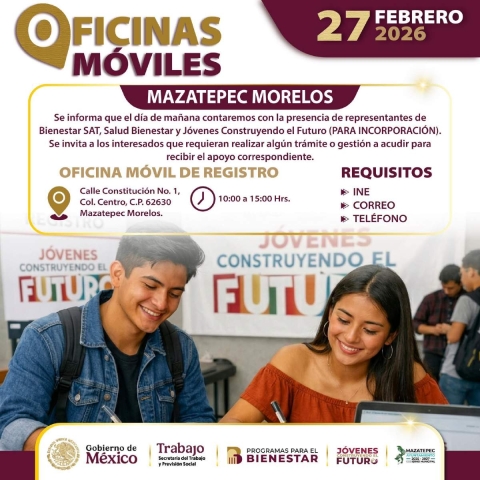 Acercar&aacute;n servicios gubernamentales a Mazatepec