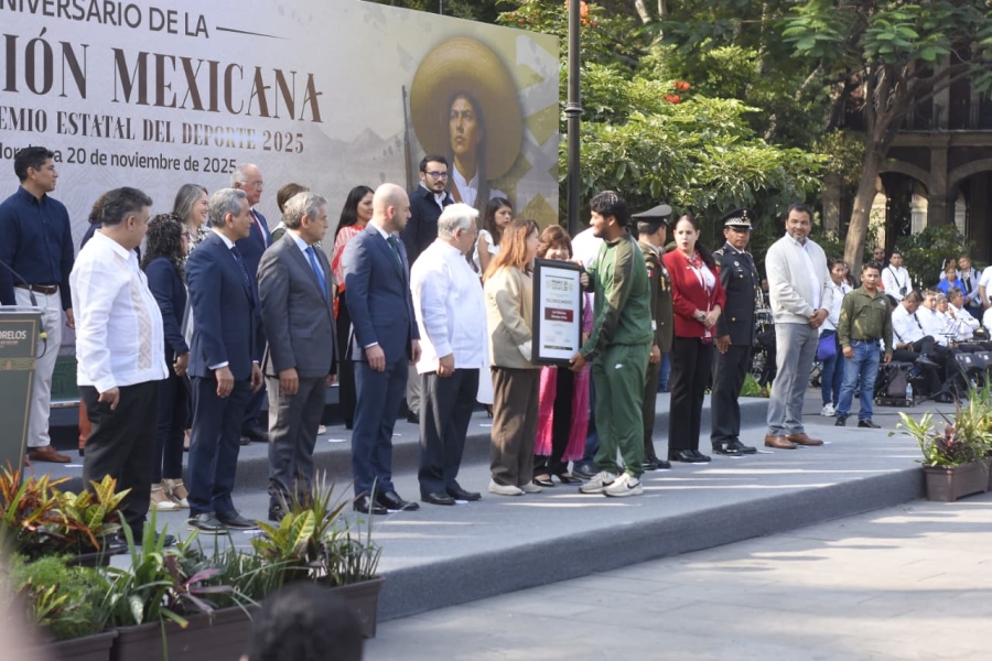 Preside gobernadora Margarita González Saravia ceremonia oficial con motivo del CXV aniversario de la Revolución Mexicana