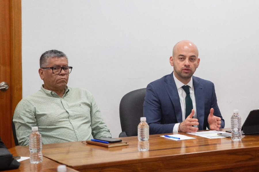 Édgar Maldonado Ceballos se reunió este domingo con directores adscritos a la Secretaría de Gobierno. 