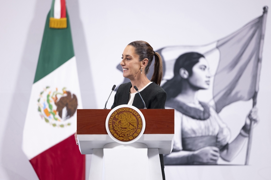 Sheinbaum agradece a Trump por pausa de aranceles a México