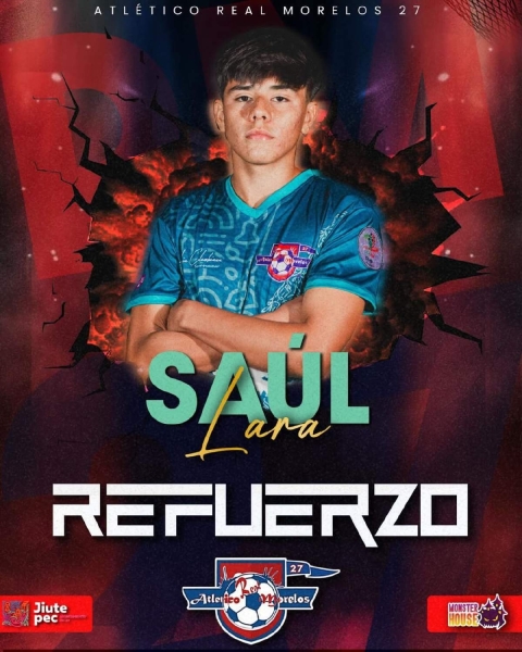 Sa&uacute;l Lara y Joel Mart&iacute;nez provienen de la cantera del Real Morelos 27.