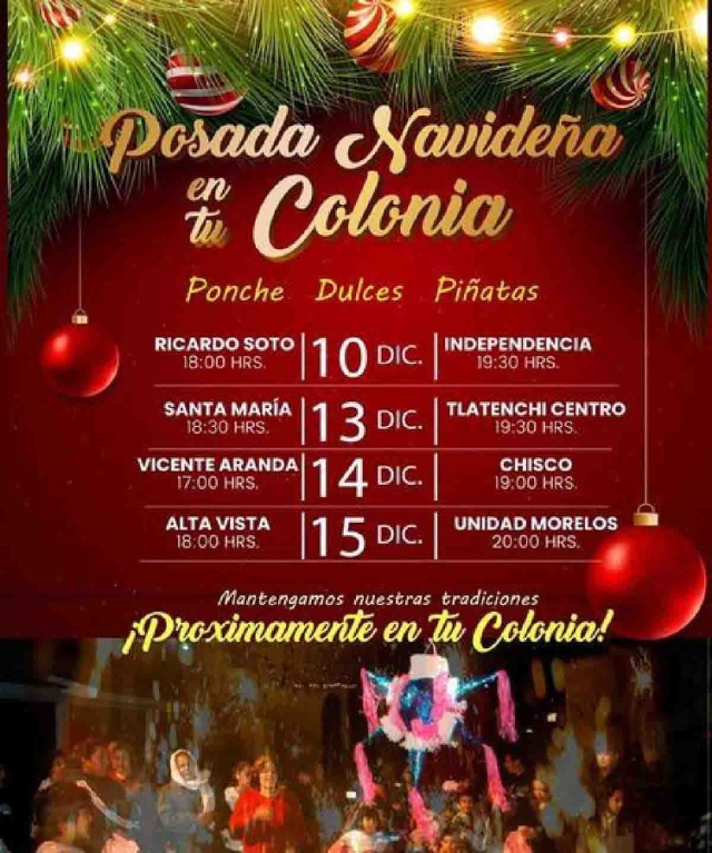 Ayer comenzaron en la colonia Ricardo Soto las “posadas en tu colonia”, que continuarán hasta recorrer todas las colonias de Jojutla. 