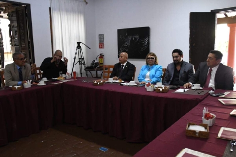 En el encuentro se acordó fortalecer la coordinación institucional en beneficio de los justiciables, informó la FGE.  