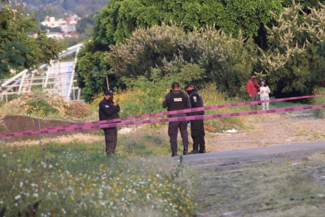 El cadáver no fue identificado en el sitio.