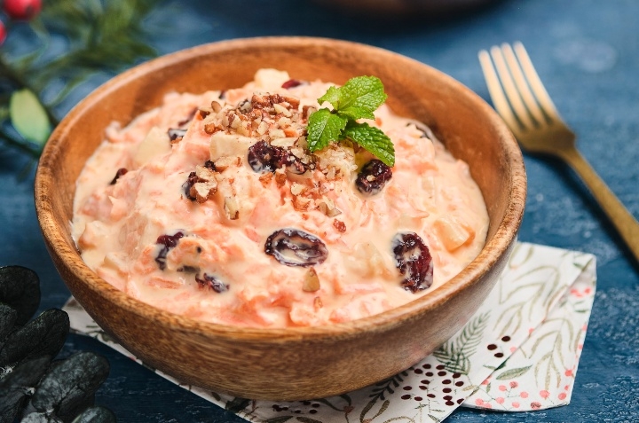 Ensalada de zanahoria dulce, prepara el postre típico de Navidad