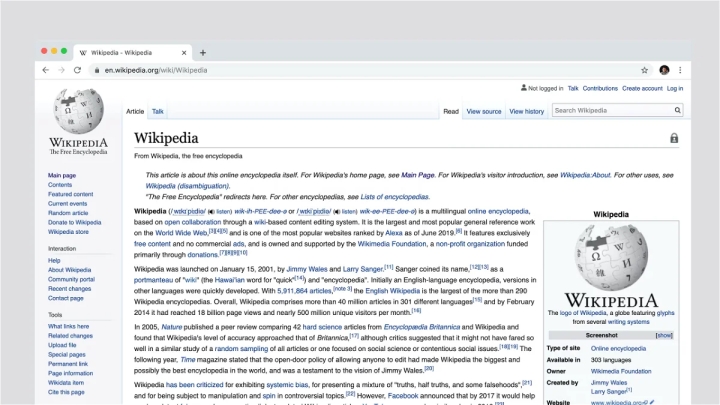 Wikipedia actualiza su interfaz de escritorio por primera vez en una década