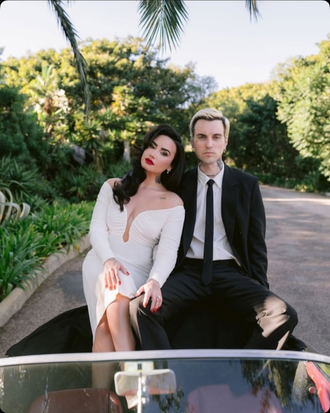 Demi Lovato y Jordan Lutes se casan en una ceremonia privada en California