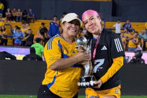 Andrea Hern&aacute;ndez se coron&oacute; con Tigres Femenil en el reci&eacute;n concluido Torneo de Apertura 2025 de la Liga MX Femenil.
