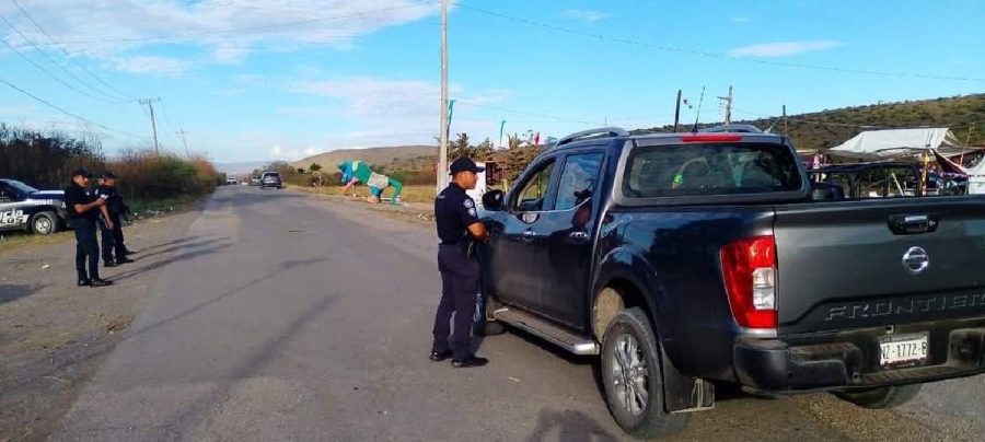 Implementan operativos de seguridad en Xoxocotla