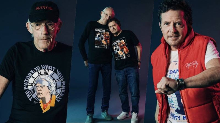 Michael J. Fox y Christopher Lloyd ‘Vuelven al Futuro‘ con su nueva colección de ropa