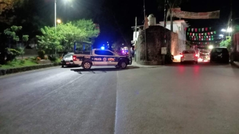 La mujer no fue identificada en el lugar de los hechos.