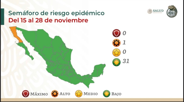 Morelos, en semáforo verde por dos semanas más