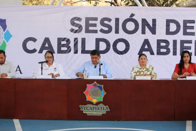 Realizan sesión de Cabildo Abierto en Yecapixtla