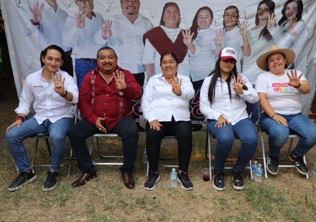 Lomas del Carril y Los Presidentes respaldan a Juanita Ocampo en Temixco