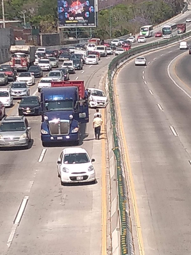 El percance afectó la circulación en la zona.