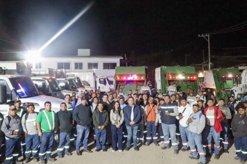 Paula Trade agradece a trabajadores de limpieza y llama a la ciudadan&iacute;a a colaborar respetando los horarios de recolecci&oacute;n