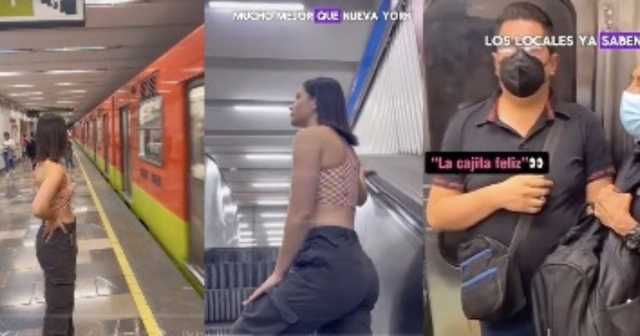 Extranjera elogia el Metro CDMX y exhibe qué pasa en último vagón de noche