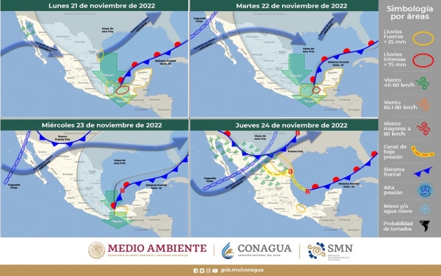 Semana con posibilidad de lluvia en Morelos