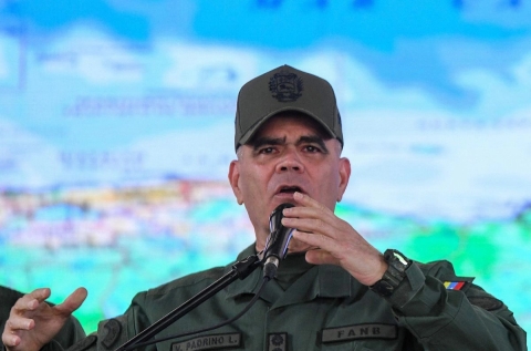 Vladimir Padrino López, ministro de Defensa de Venezuela. 