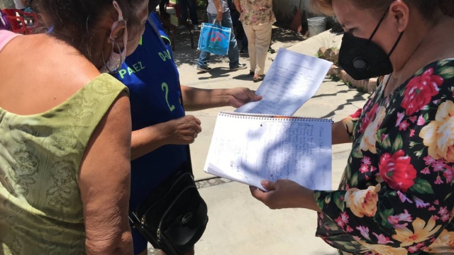 Varios vecinos de la colonia ya habían entregado recursos al ahora detenido.