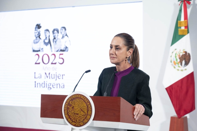 Sheinbaum rechaza despliegue militar de EU cerca de Venezuela: &#039;No al intervencionismo&#039;