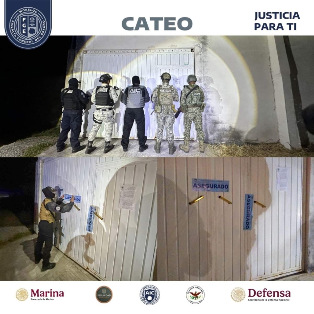 La autoridad coloc&oacute; los sellos para asegurar el inmueble, y los indicios encontrados fueron integrados a la carpeta de investigaci&oacute;n.