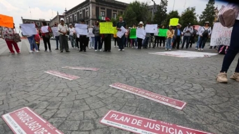 'Transformaci&oacute;n de Cuarta': vecinos de Tultitl&aacute;n rebautizan calles en protesta
