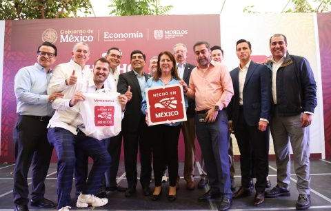 Suman esfuerzos gobiernos de Morelos, México y sector empresarial para fortalecer mercado interno mediante Plan México