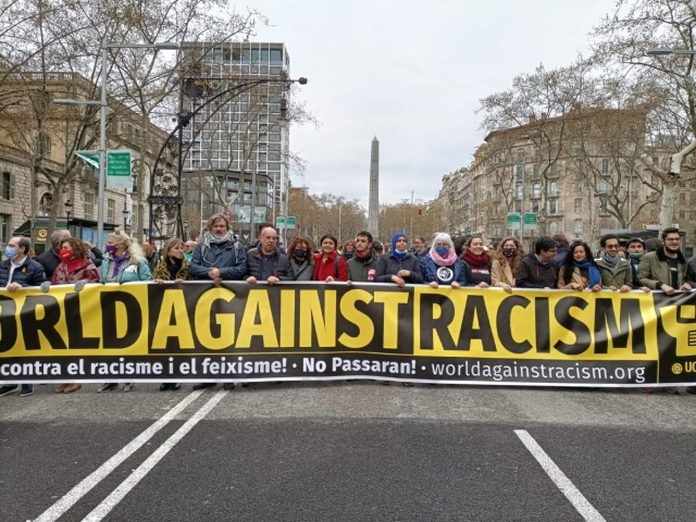 Protesta contra el racismo. Foto: Anónimo.