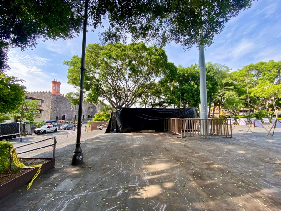 Se renueva imagen de la 'Plaza de Armas General Emiliano Zapata' para honrar el legado del líder revolucionario