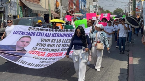 Exigen localizaci&oacute;n con vida del abogado Al&iacute; Hern&aacute;ndez en Cuautla