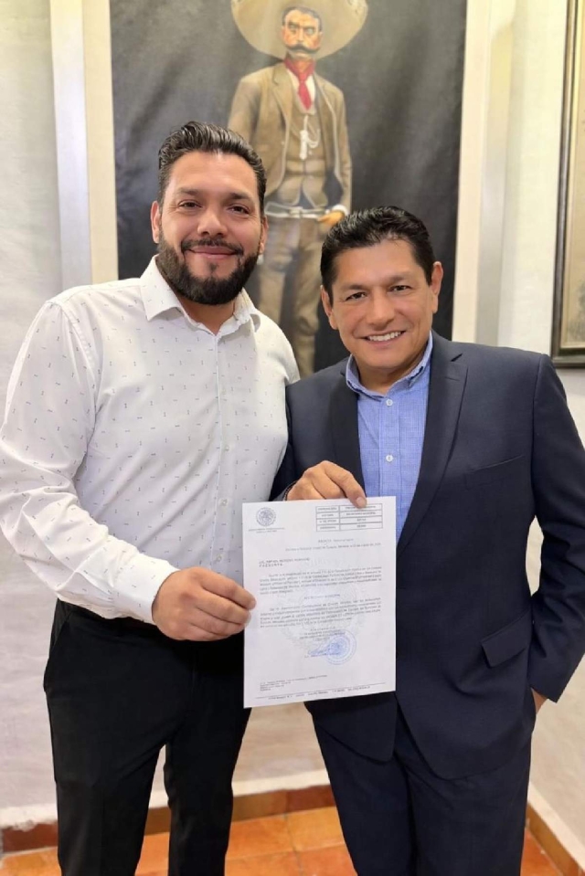 La presidencia municipal present&oacute; a Rafael Moreno Hurtado como nuevo secretario general. 