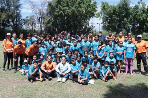 Cientos de niños disfrutaron de los cursos en las tres sedes oficiales.