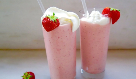 Milkshake de fresa: receta rápida y refrescante para disfrutar en casa