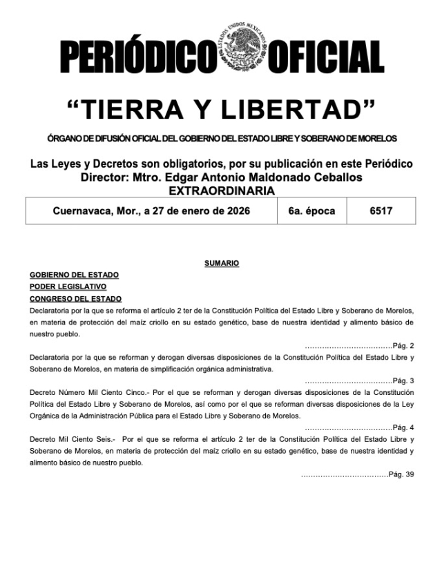Fortalece Morelos transparencia con creaci&oacute;n de la Secretar&iacute;a de Anticorrupci&oacute;n y Buen Gobierno