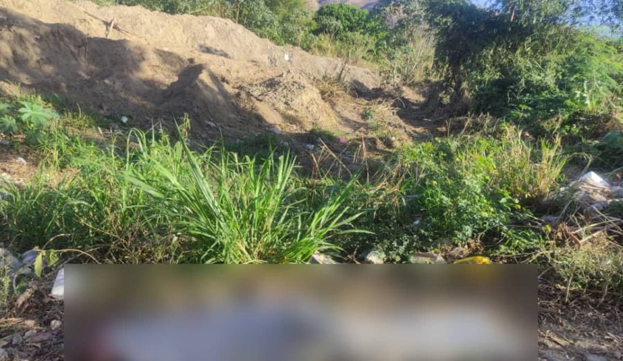 Abandonan un cadáver en un baldío