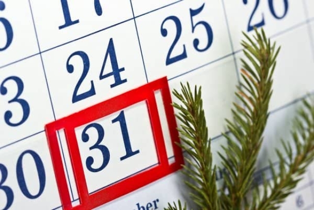 ¿Cuáles son los días de descanso obligatorio en diciembre?