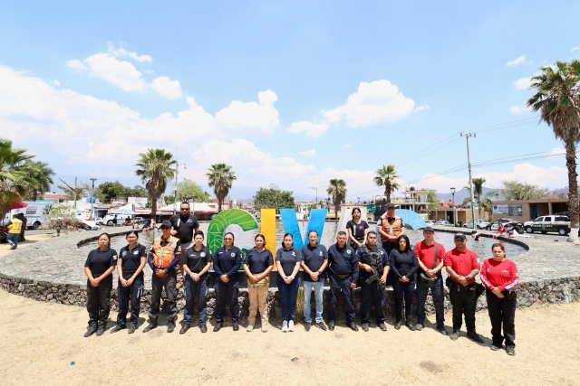 Efect&uacute;an operativo de seguridad durante temporada vacacional en Jiutepec