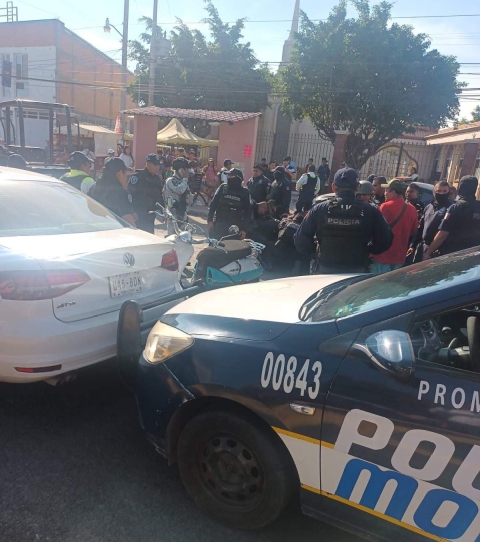El hecho generó la movilización de decenas de policías.