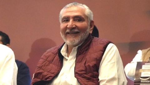 Adán Augusto López reaparece en Consejo de Morena y evita hablar sobre su exsecretario