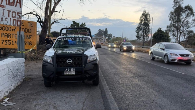  Hallan una osamenta en barranca de Atlatlahucan