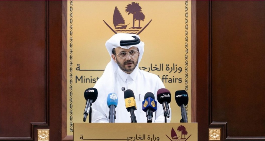Majed al Ansari, portavoz del Ministerio de Exteriores de Qatar.