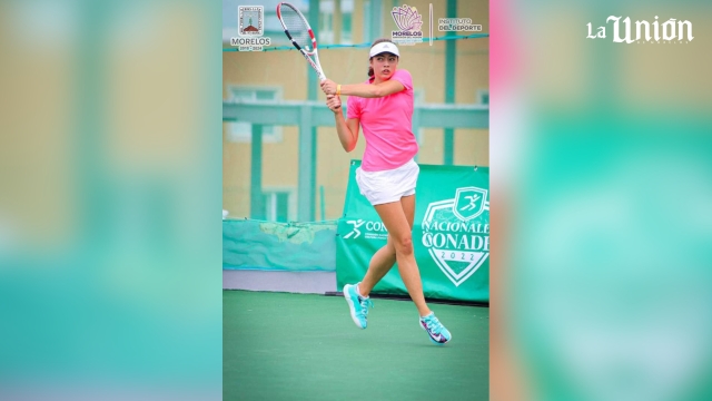 La tenista morelense Alexia Estrada doblegó ayer a Ximena Hernández de Tlaxcala.