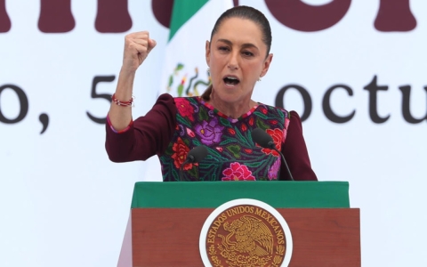 Sheinbaum celebra su primer año con mensaje contra la corrupción