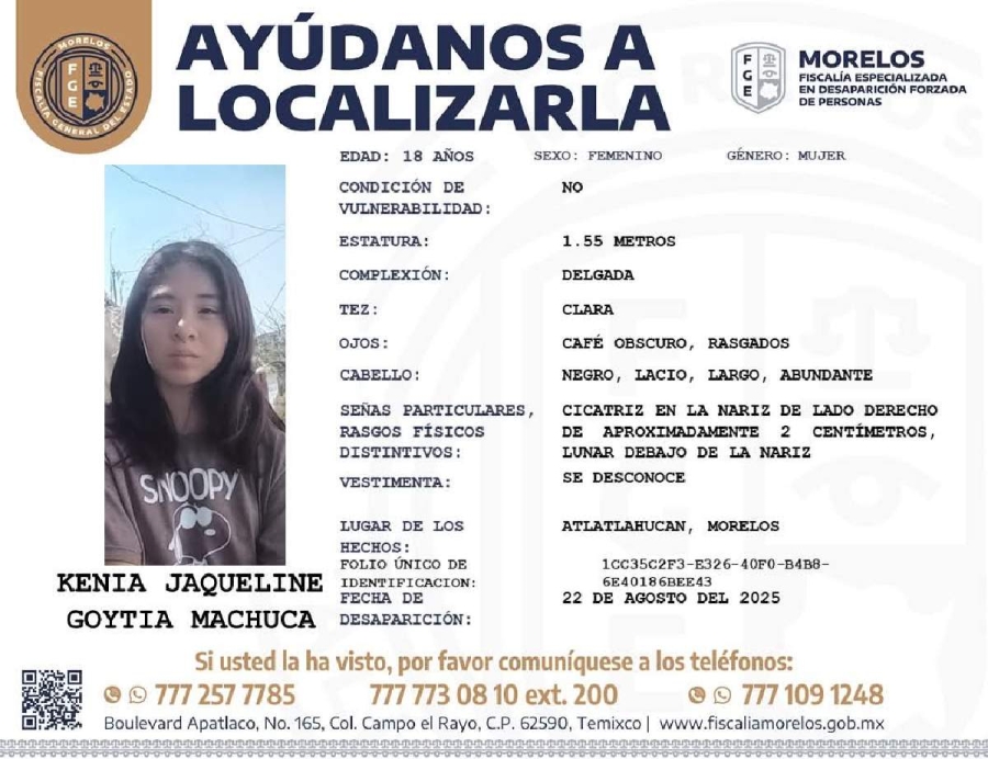 Una joven es buscada desde hace casi tres meses