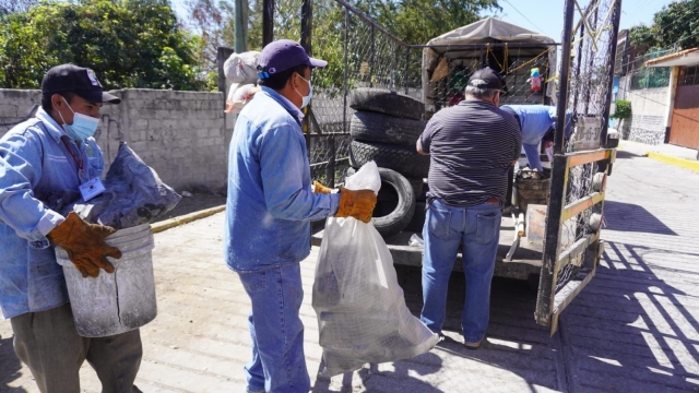 En marzo, continúan jornadas de descacharrización en Jiutepec