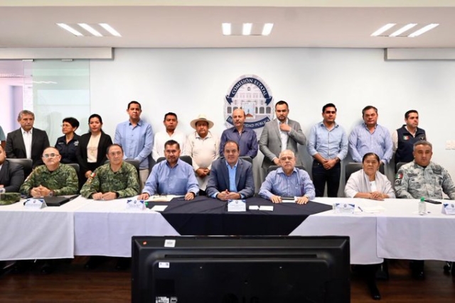 Encabeza gobernador reunión de la Mesa de Coordinación Estatal para la Construcción de la Paz